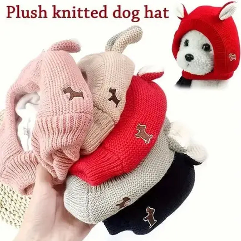 Dog Ear Muffs for Noise Protection and Warmth - Winter Pet Caps for Medium to Large Dogs